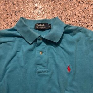 Polo by Ralph Lauren Men's Blue Polo Shirt